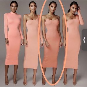 Jluxlabel Two Chain Ribbed Dress NWT